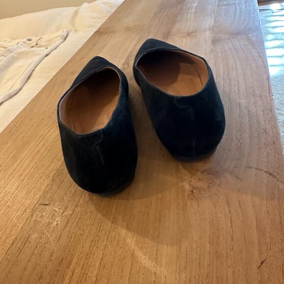 Emme Parsons Black Suede Pointy Flats size 39 - Picture 4 of 6